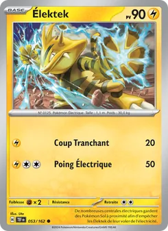 Carte Pokémon Élektek 053