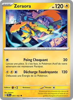 Carte Pokémon Zeraora 057