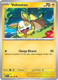 Carte Pokémon Voltoutou 058