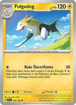 Carte Pokémon Fulgudog 059