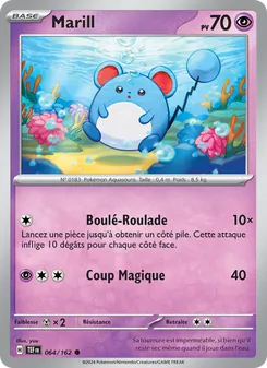 Carte Pokémon Marill 064