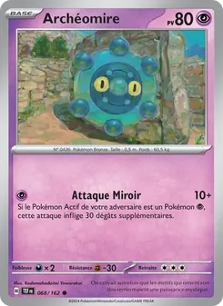 Carte Pokémon Archéomire 068 — Forces Temporelles