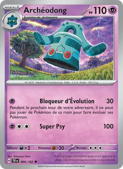 Carte Pokémon Archéodong 069
