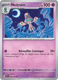 Carte Pokémon Neitram 074