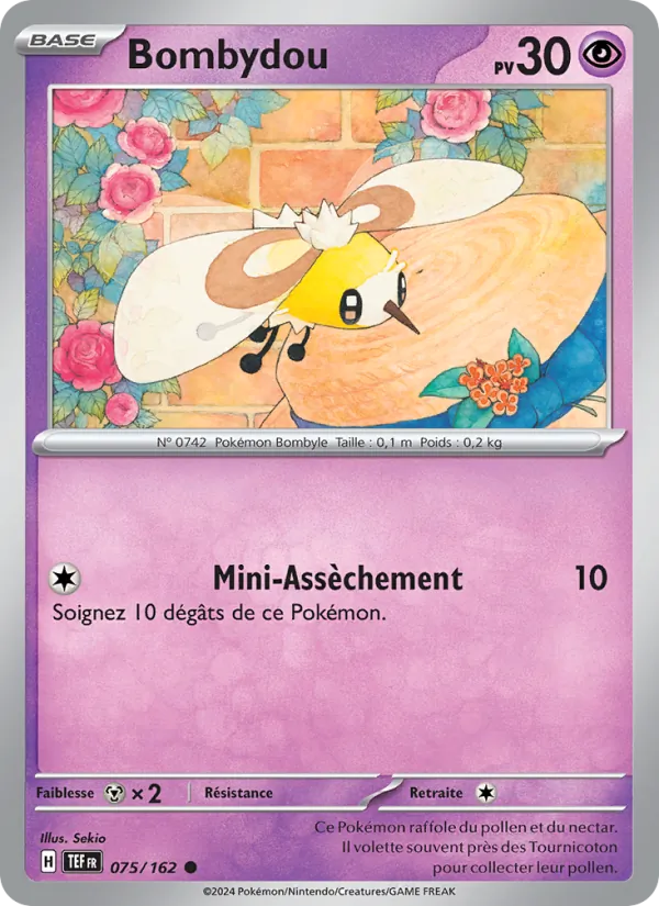 Carte Pokémon Bombydou 075/162 de l'extension Forces Temporelles
