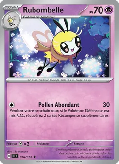 Carte Pokémon Rubombelle 076