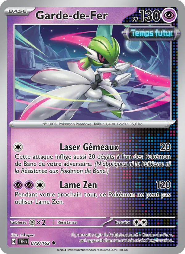 Carte Pokémon Garde-de-Fer 079/162 de l'extension Forces Temporelles