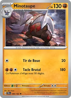 Carte Pokémon Minotaupe 086
