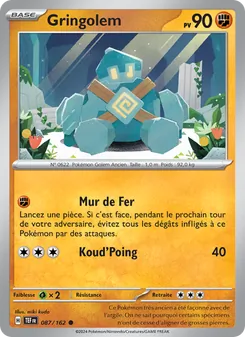 Carte Pokémon Gringolem 087