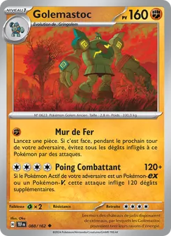 Carte Pokémon Golemastoc 088