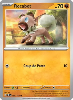 Carte Pokémon Rocabot 089