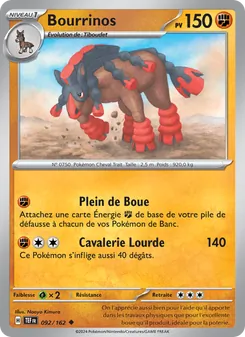 Carte Pokémon Bourrinos 092