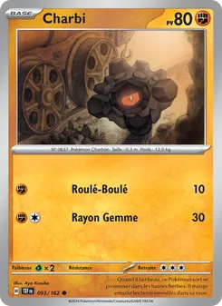 Carte Pokémon Charbi 093