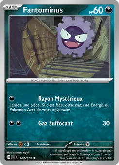 Carte Pokémon Fantominus 102