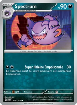 Carte Pokémon Spectrum 103