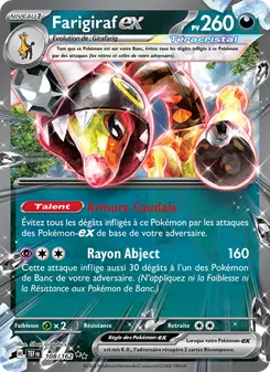 Carte Pokémon Farigiraf-ex 108