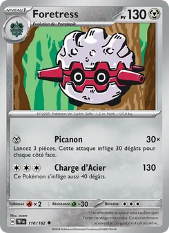 Carte Pokémon Foretress 110