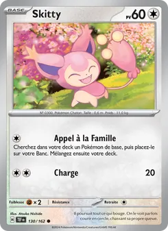 Carte Pokémon Skitty 130
