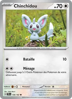 Carte Pokémon Chinchidou 136