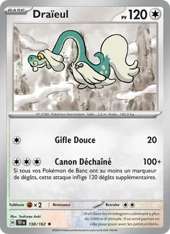 Carte Pokémon Draïeul 138