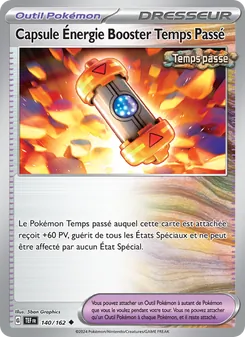 Carte Pokémon Capsule Énergie Booster Temps Passé 140