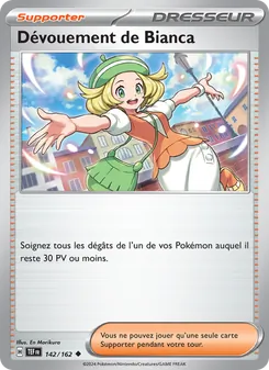Carte Pokémon Dévouement de Bianca 142