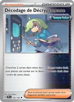 Carte Pokémon Décodage de Décryptomane 145