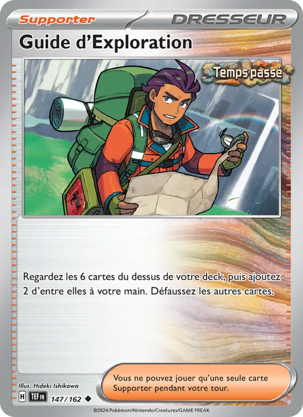 Carte Pokémon Guide d'Exploration 147/162 de l'extension Forces Temporelles
