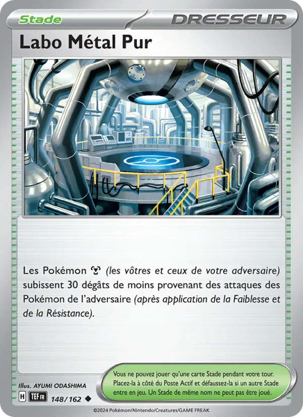 Carte Pokémon Labo Métal Pur 148/162 de l'extension Forces Temporelles