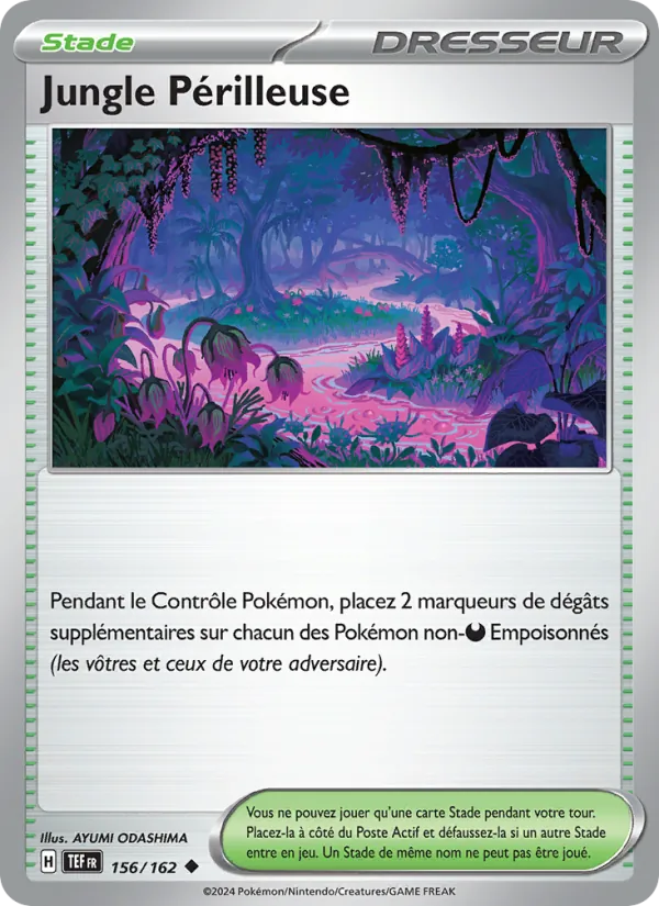Carte Pokémon Jungle Périlleuse 156/162 de l'extension Forces Temporelles