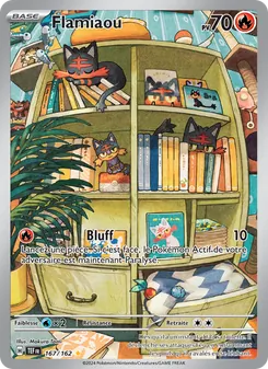 Carte Pokémon Flamiaou 167