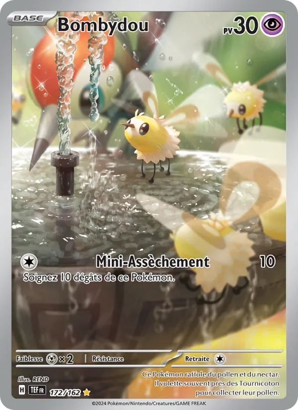 Carte Pokémon Bombydou 172/162 de l'extension Forces Temporelles