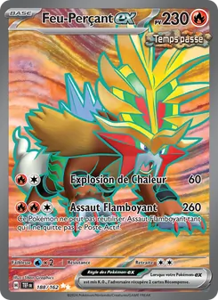 Carte Pokémon Feu-Perçant-ex 188