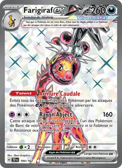 Carte Pokémon Farigiraf-ex 194