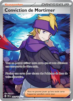 Carte Pokémon Conviction de Mortimer 201