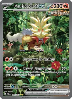 Carte Pokémon Feu-Perçant-ex 204