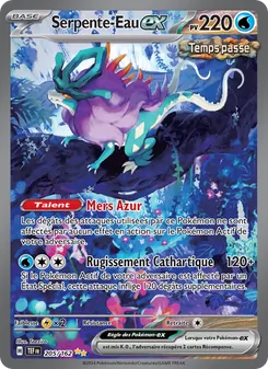 Carte Pokémon Serpente-Eau-ex 205