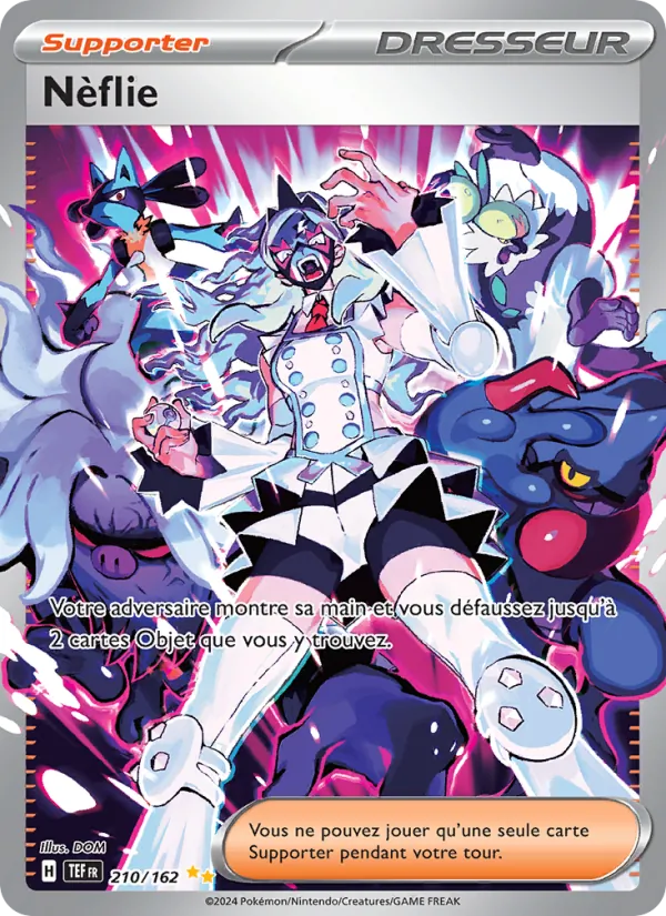 Carte Pokémon Nèflie 210/162 de l'extension Forces Temporelles
