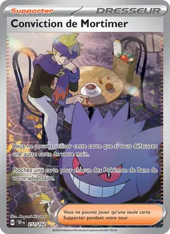 Carte Pokémon Conviction de Mortimer 211