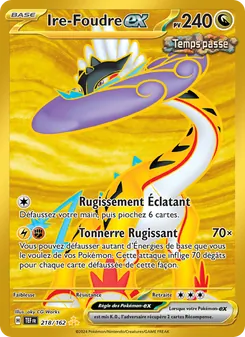 Carte Pokémon Ire-Foudre-ex 218