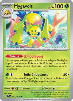 Carte Pokémon Mygavolt 002