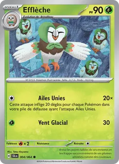 Carte Pokémon Efflèche 004