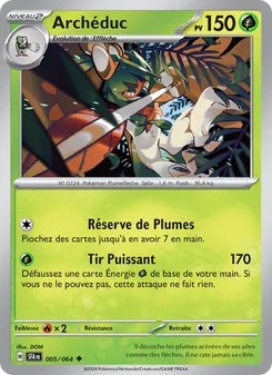 Carte Pokémon Archéduc 005