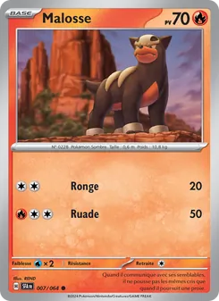 Carte Pokémon Malosse 007