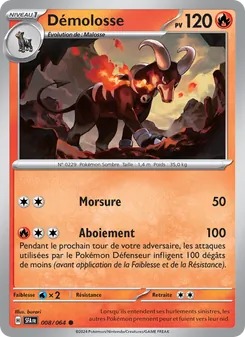 Carte Pokémon Démolosse 008