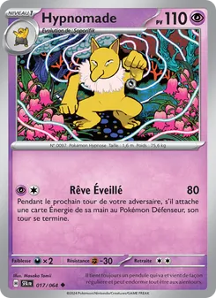 Carte Pokémon Hypnomade 017