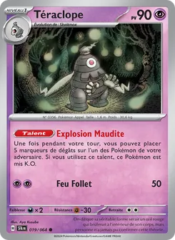 Carte Pokémon Téraclope 019