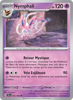 Carte Pokémon Nymphali 022 — Fable Nébuleuse