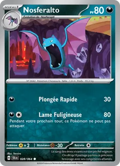 Carte Pokémon Nosferalto 028