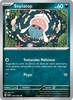 Carte Pokémon Sepiatop 033
